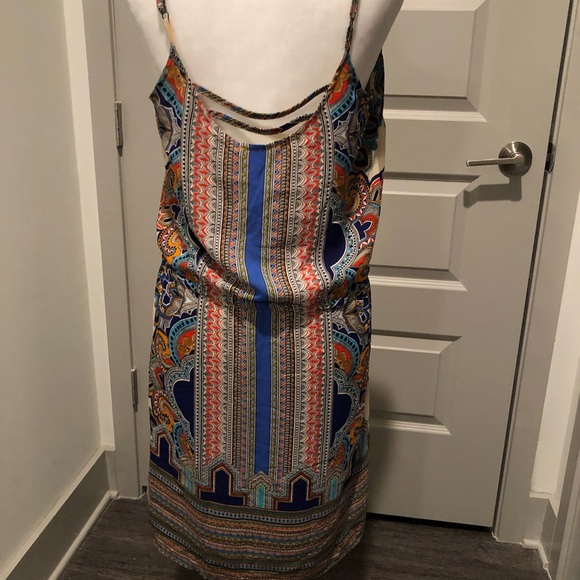 Multi Color/Pattern Spaghetti Strap Sundress - Picture 2 of 6